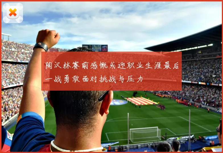 陶汉林赛前感慨或迎职业生涯最后一战勇敢面对挑战与压力
